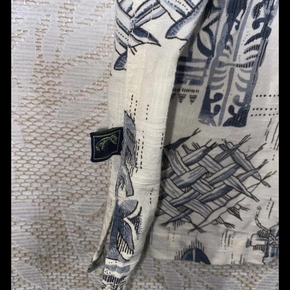 Newport Blue Vintage Style Aloha Shirt XL Cotton Rayon Beach Vacation Top - Picture 3 of 4